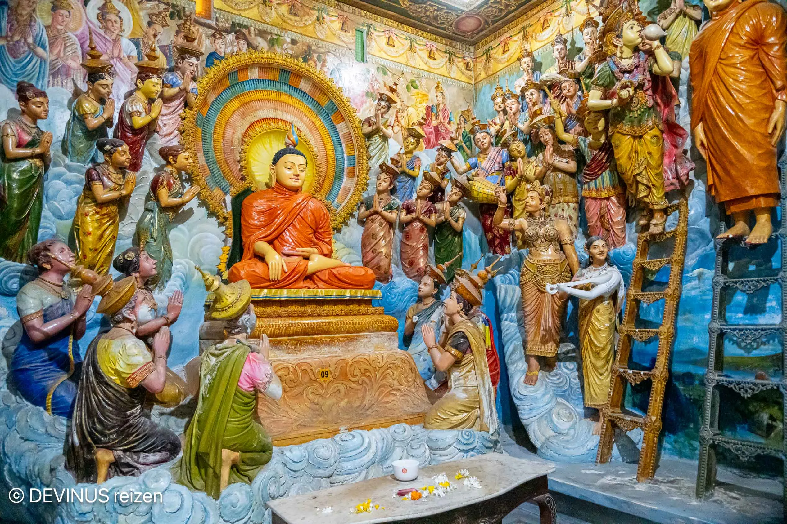Tempelinterieur Sri Lanka