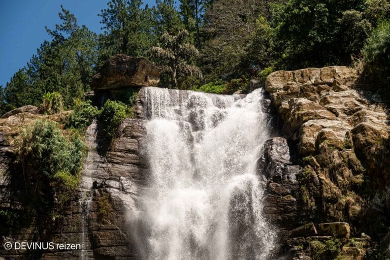 Waterval in de hooglanden bij Ramboda
